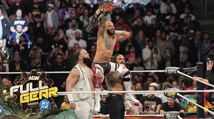 Ricochet Becomes First Ever AEW National Champion in Full Gear Casino Gauntlet